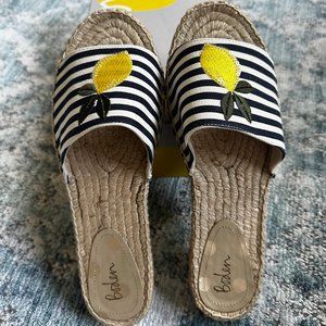 Boden Corrie Espadrille Slides - Size 8.5